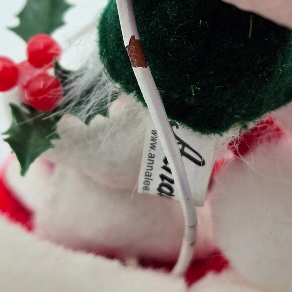 Annalee Christmas Mouse Ornament Santa Stocking Cap Hat 2007 Read - Picture 7 of 11